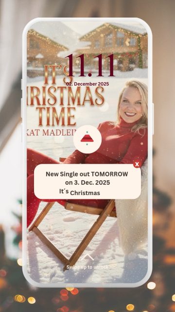 Tomorrow is the Day! 🎶
Get ready! My brand new song, "It's Christmas Time", drops tomorrow! 🌟
Set your alarms, save this post, and let's kick off the Christmas season together! I can't wait to share it with you. ❤️
#ItsChristmasTime #NewSong #SongAnnouncement #DroppingTomorrow #ChristmasMusic #ChristmasTime #MusicNews #Reel #Excited #Christmas