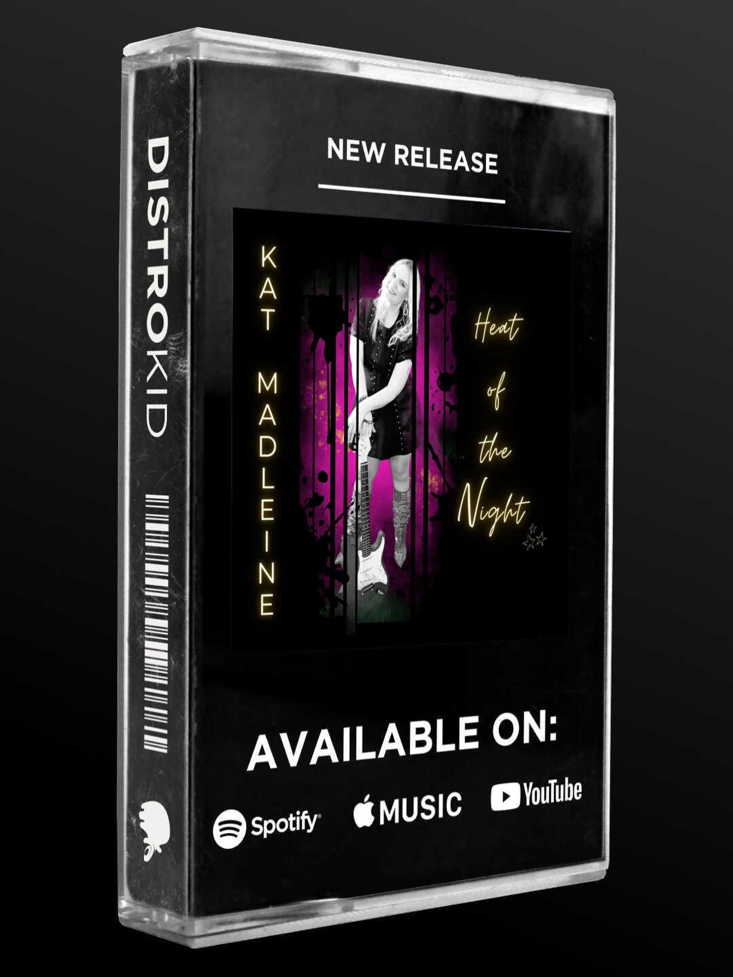 „Heat of the night“ is finally out now! Can’t wait 4 you guys to hear a song about breaking free! To get back to yourself! To fulfill all your wildest dreams and desires! #heatofthenight #getway #runaway #selfcare #vocalkinship